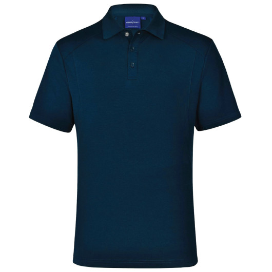 Promotional Mens Bamboo Polos Ocean Blue